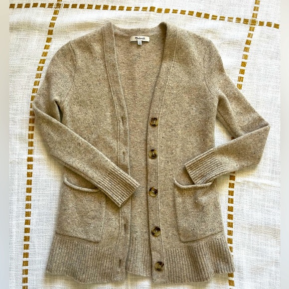 Merino Wool Cardigan - Picture 1 of 11
